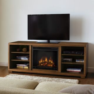 Real Flame Marco 69 TV Stand with Electric Fireplace 5757E WN / 5757E BK Fin