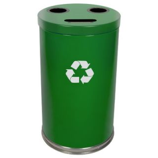 Witt 18 W Recycling Unit with Three Openings 18RT Color: Green