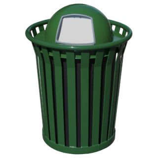 Witt Wydman Outdoor Trash Receptacle WC3600 DT Color: Green