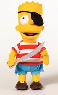 Pirate Bart Simpson Plush: Toys & Games