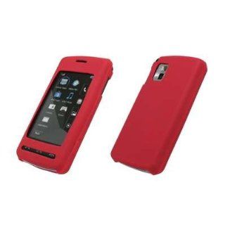 Red Silicone Soft Rubber Cover Case for AT&T LG VU CU920 / CU915   Non Retail Packaging: Cell Phones & Accessories