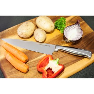 Morphy Richards Accents 5 Piece Knife Block Set   Stainless Steel      Homeware