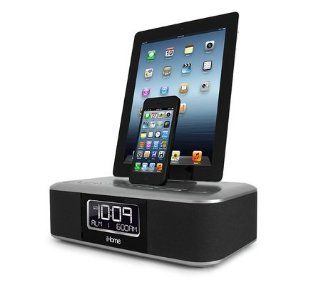 iHome iDL100 Lightning Dock Triple Charging FM Clock Radio with USB Charge/Play : Radio Alarm Clocks : Electronics