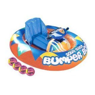 Banzai Motorized Bumper Boat   With Water Cannon   Bonus Splash Balls Included: Sports & Outdoors