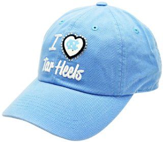 NCAA North Carolina Tar Heels Women's Lovin' It Adjustable Cap (Sky Blue, One Size) : Sports Fan Baseball Caps : Sports & Outdoors