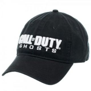 Call of Duty Ghosts Logo Men's Black Adjustable Cap Hat: Clothing