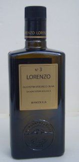 Barbera Lorenzo No. 3 D.O.P Val Di Mazara Da Agricoltura Biologica Extra Virgin Olive Oil, 1x500ml : Grocery & Gourmet Food