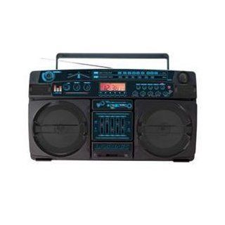 Lasonic i 931BT (i931BTQ) Wireless Bluetooth Ghetto Blaster Black Boombox MP3 Player Portable Stereo   Compatible w/ iPod iPhone Android : MP3 Players & Accessories