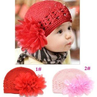 Lovely Flower Hand Crochet Acrylic Baby Mesh Hat MB965A  Childrens Costume Headwear And Hats  Baby