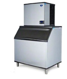 Manitowoc ID 0853W_B 970_K 00370 940 Lb Water Cooled Full Cube Ice Machine w/ Storage Bin: Industrial & Scientific
