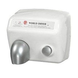 World Dryer DA5 974 Push Button Hand Dryer 115 Volt, Quiet Hand Dryer: Industrial & Scientific