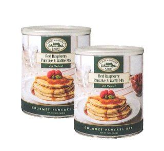 Two pack of Robert Rothschild Farm Red Raspberry Pancake / Waffle Mix, 2  16 Oz. Cans  Pancake And Waffle Mixes  Grocery & Gourmet Food