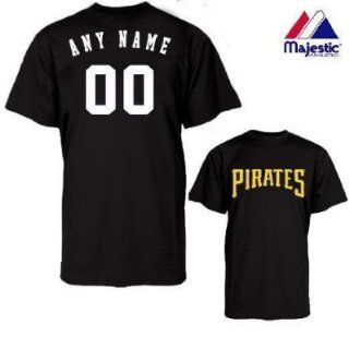 Pittsburgh Pirates Personalized Custom (Add Name & Number) 100% Cotton T Shirt Replica Major League Baseball Jersey : Sports Fan Jerseys : Sports & Outdoors