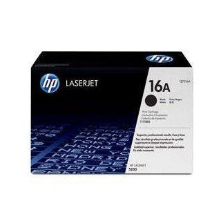 HP Brand Laserjet 5200 16a Standard Black Toner   Q7516A: Office Products