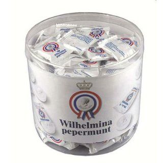 Fortuin Wilhelmina Peppermints Single Serve Packages (Pack of 200) (950 gr. / 34 Oz.) : Candy Mints : Grocery & Gourmet Food