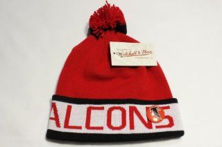Mitchell & Ness Vintage Block Pom Knit/Beanie Atlanta Falcons!!: Everything Else