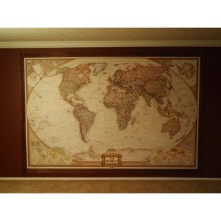 Mural World Map Map Type: Executive : Wall Murals : Office Products