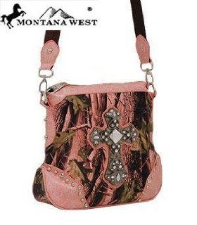 Montana West PINK CAMO Messenger Bag : Gun Holsters : Sports & Outdoors