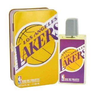Los Angeles Lakers NBA Cologne Gift Set for Men   3.4oz EDT Spray & Team Branded Collectors Box : Fragrance Sets : Beauty