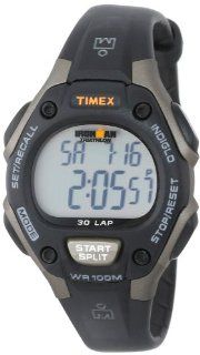 Timex Unisex T5E961 Ironman Traditional 30 Lap Black and Gray Resin Strap Watch at  Men's Watch store.