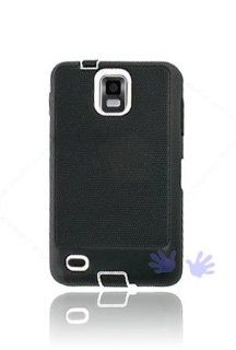 Samsung i997 Infuse 4G Armor Case   White/Black (Free HandHelditems Sketch Universal Stylus Pen) Cell Phones & Accessories