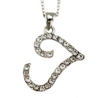 Initial Letter T Pendant Necklace Charm Ladies Teen Girls Women Fashion Jewelry Charm: Chain Necklaces: Jewelry