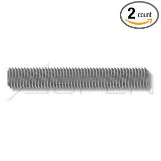 (2pcs) Metric DIN 975 M10 1.25 X 1m Metric Threaded Rod Stainless Steel A2 Ships Free in USA: Fully Threaded Rods And Studs: Industrial & Scientific