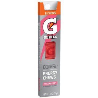 Gatorade G Series 01 Prime Energy Chews, Strawberry Flavor (4 pack) @ 1 Oz. Total of 4 Ounces: Health & Personal Care