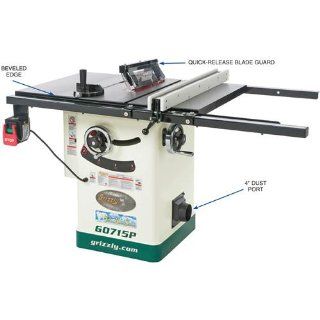 Grizzly G0715P Polar Bear Series Hybrid Table Saw with Riving Knife, 10 Inch   Power Table Saws  