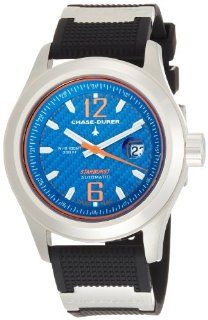 Chase Durer Men's 990.2LO RUBB Starburst Automatic Blue Carbon Fiber Dial Watch: Watches