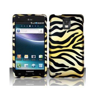 Gold Zebra Hard Cover Case for Samsung Infuse 4G SGH I997: Cell Phones & Accessories