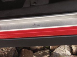2007 2013 Jeep Wrangler 4Door Brushed Stainless Steel Door Sill Guards: Automotive