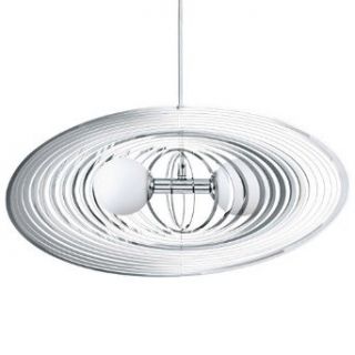 Eglo Lighting 92292A Omano   Two Light Pendant, Chrome Finish with Opal Glass   Ceiling Pendant Fixtures  