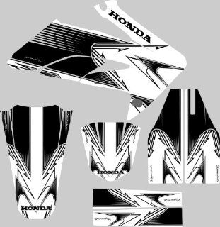 Honda CRF250R S graphics kit 2004 2009: Automotive