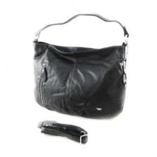 Leather shoulder bag "Gil Holsters" black.: Clothing
