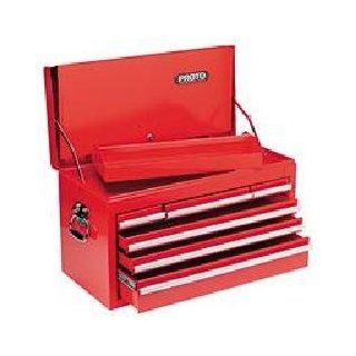 Proto 44103 26 1/4"Wx12 1/2"Dx15 1/8"H Red Standard Duty 6 Drawer Drop Front Top Chest   Toolboxes  