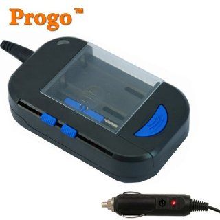 Progo brand Smart Universal All in One Battery Charger with USB Output and Car Charger. Chargers Digital Camera, Camcorder Battery, Cell Phone Battery, Rechargeable Ni MH or Ni CD AA & AAA battery, also charge iPhone 3G 4, iPod, iPad! : Pentax Q Batter