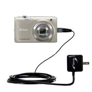 Gomadic High Output Home Wall AC Charger designed for the Nikon Coolpix S3100 with Power Sleep technology   Intelligently designed with Gomadic TipExchange  Digital Camera Battery Chargers  Camera & Photo