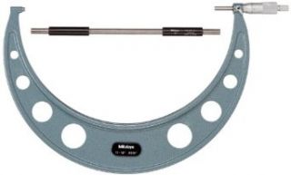 Mitutoyo Outside Micrometer, Baked enamel Finish, Ratchet Stop, Inch: Mitotoyo Micrometer: Industrial & Scientific