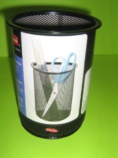 Rubbermaid Office Solutions, Jumbo Pencil Holder, Mesh Supply Holder : Wire Mesh Pencil Holder : Office Products