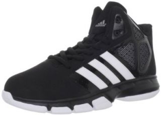 adidas Men's Cross 'Em Basketball Shoe,Black/Running White/Metallic Silver,14 M US Shoes