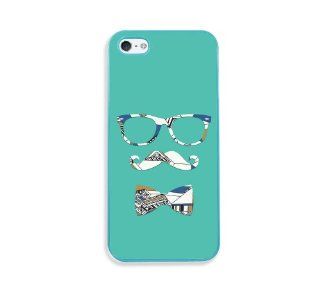 Aztec Pattern Hipster Series Aqua Silicon Bumper iPhone 5 & 5S Case   Fits iPhone 5 & 5S: Cell Phones & Accessories