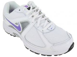 Nike Dart 9 White/Bright Violet Metallic Silver Size:5.5: Shoes