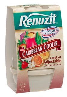 Renuzit LongLast Adjustable Air Freshener, Caribbean Cooler, 7.5 Oz   12 Pack (Pack of 2): Health & Personal Care