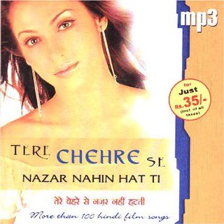 Tere chehre se nazar nahin hatati mp3(indian/movie songs/hit film music/collection of songs/romantic,emotional songs/various artists,kishor kumar): Music