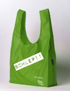 SCHLEP!!   Jewish Eco Friendly Reusable Grocery Bag/Tote: Kitchen & Dining