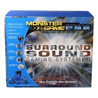 Dupe of B000092WYT    Monster Game PG SSGS 500 5.1 Surround Sound Gaming Speaker System for PS2: Electronics