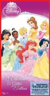 Disney Princess Valentine's Day Cards and Tattoos: Toys & Games