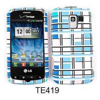 Cell Phone Snap on Case Cover For Lg Enlighten Optimus Slider Vs700    Smooth Finish With Colorful Floral Or Checkered Print: Cell Phones & Accessories