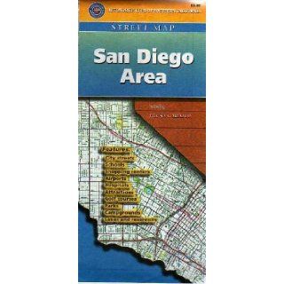 San Diego Area Map: Aaa San Di: 9781564133359: Books